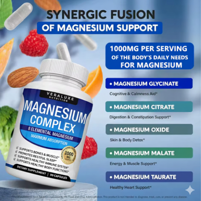 Veraluxe 1000mg Magnesium Supplement