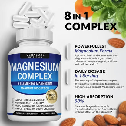 Veraluxe 1000mg Magnesium Supplement