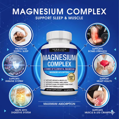 Veraluxe 1000mg Magnesium Supplement