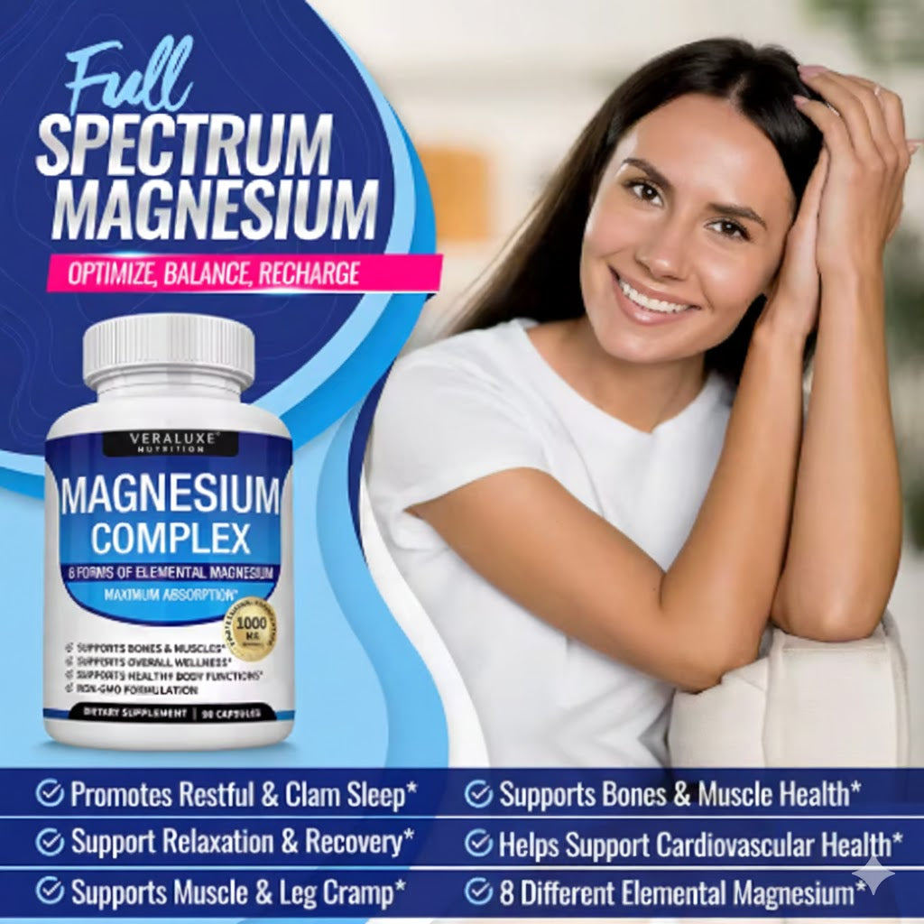 Veraluxe 1000mg Magnesium Supplement